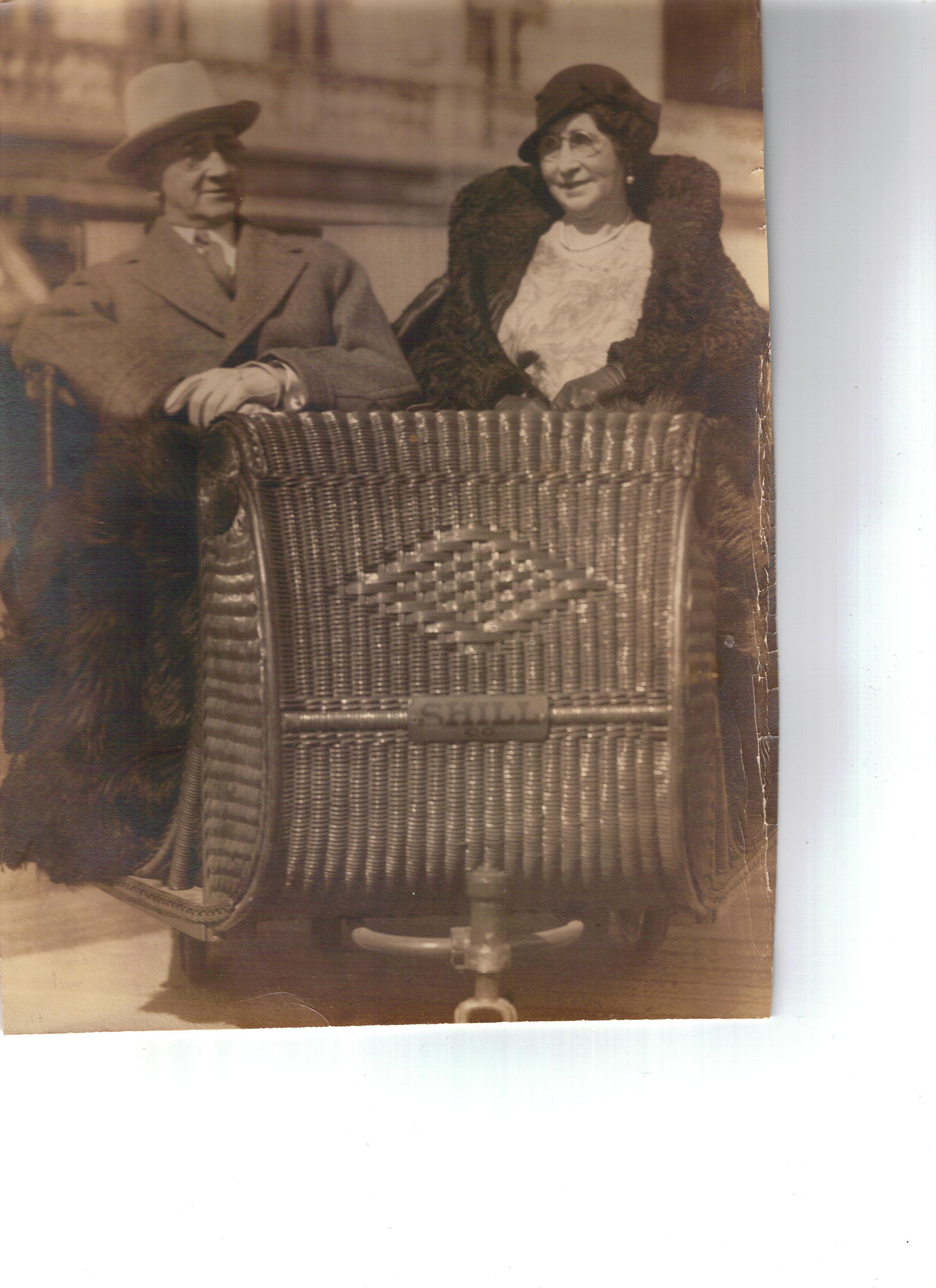 Edwin and Margaret Keagy seated together